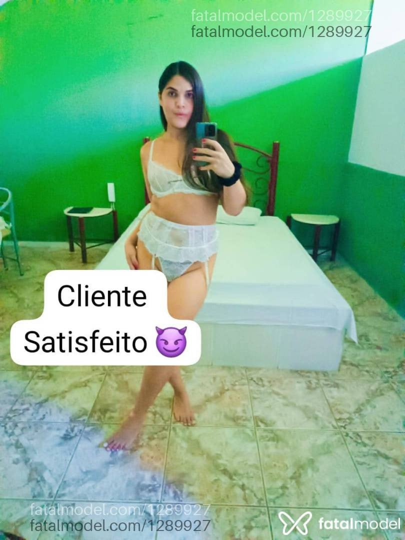Acompanhante mulher trans com cabelo castanho de olhos castanhos em Pato Branco - Sabrina