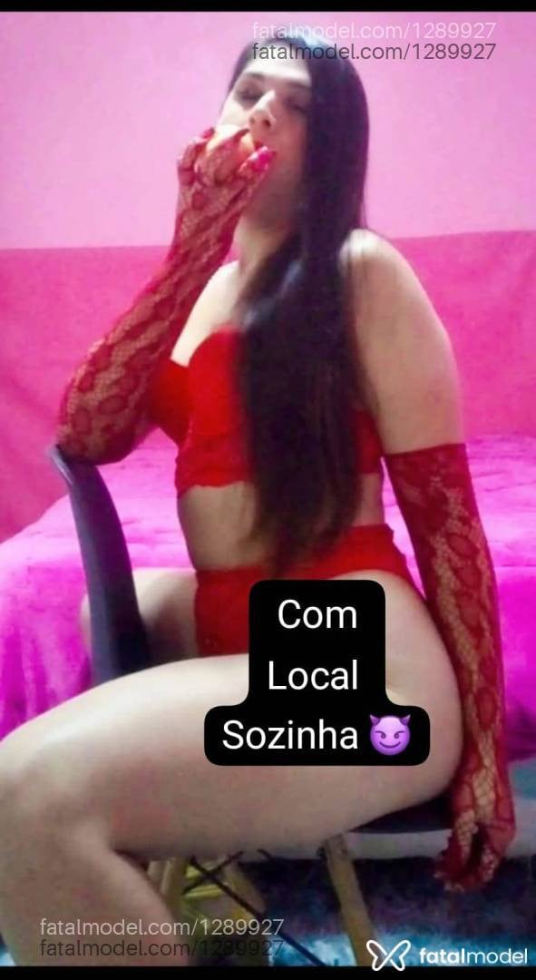 Acompanhante mulher trans com cabelo castanho de olhos castanhos em Pato Branco - Sabrina
