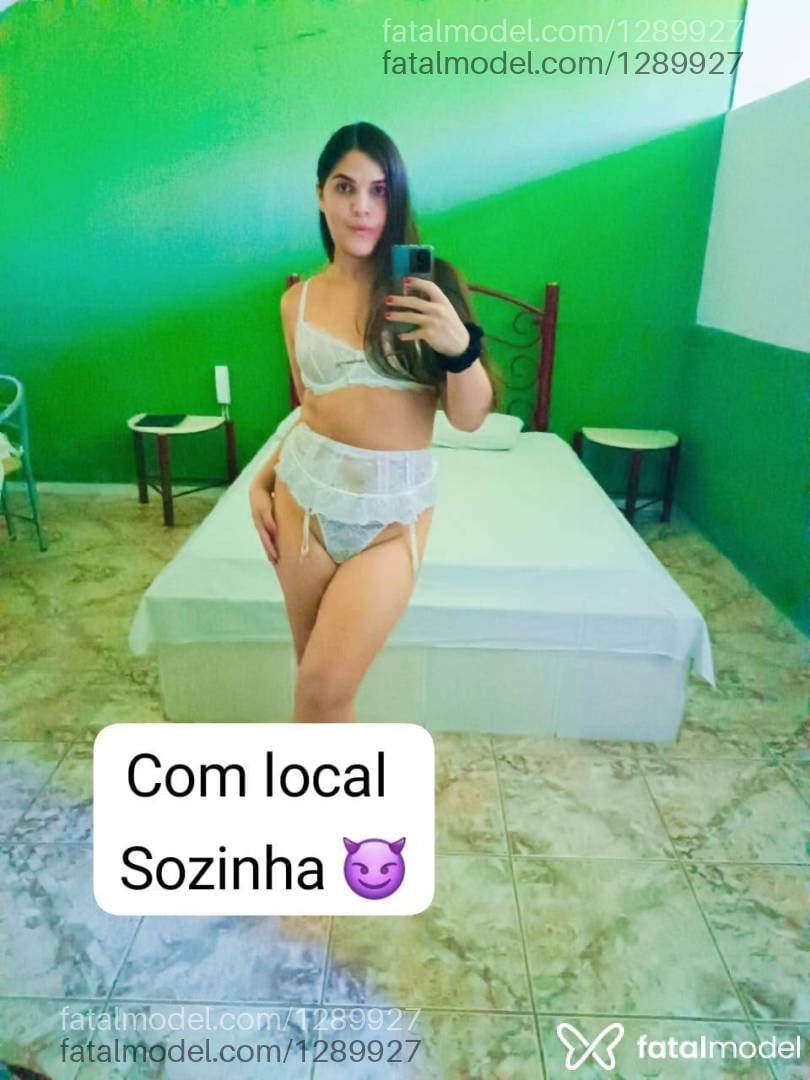 Acompanhante mulher trans com cabelo castanho de olhos castanhos em Pato Branco - Sabrina