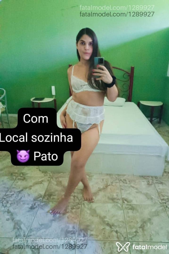 Acompanhante mulher trans com cabelo castanho de olhos castanhos em Pato Branco - Sabrina