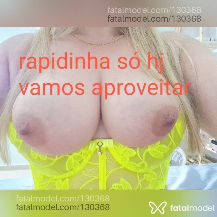 Acompanhante mulher loira (o) de olhos castanhos - Aninha Flor