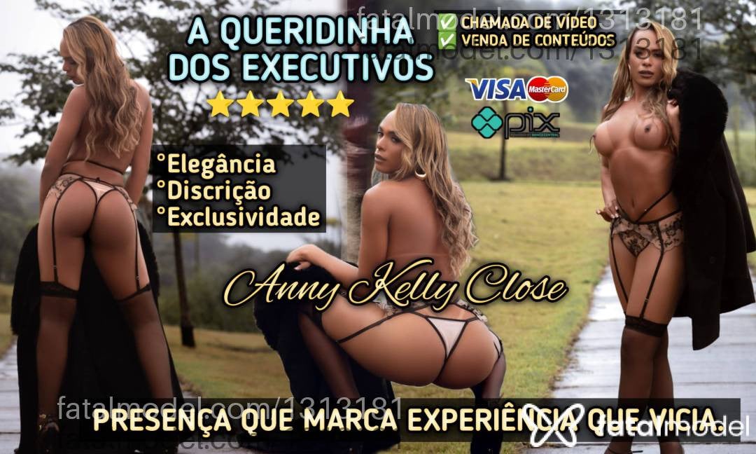 Acompanhante travesti loira (o) de olhos mel - Anny Kelly closee