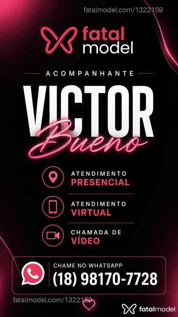 Acompanhante homem morena (o) de olhos castanhos - Victor Bueno