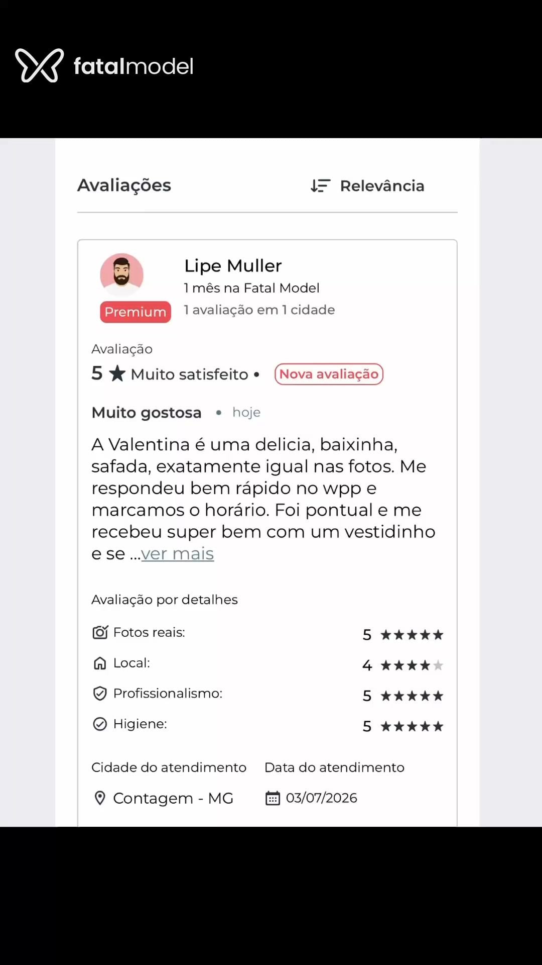 Acompanhante mulher loira (o) de olhos castanhos - Valentina Duartte