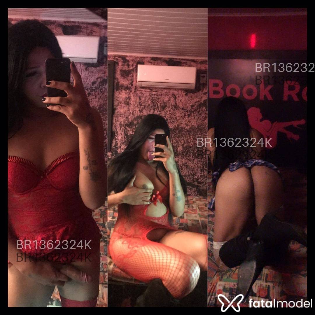 Acompanhante mulher trans morena (o) de olhos castanhos em Montenegro - Samy