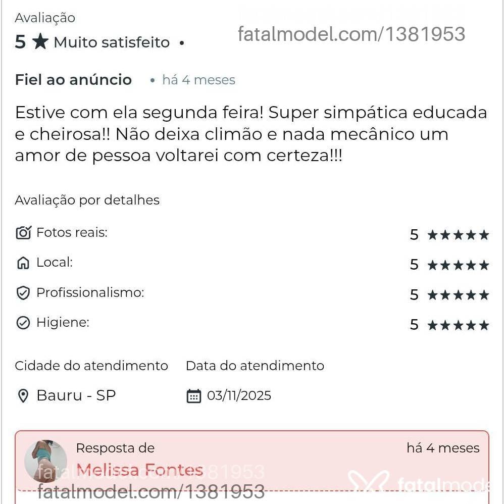 Acompanhante mulher com cabelo castanho de olhos castanhos em Maringá Acompanhante mulher com cabelo castanho de olhos castanhos em Maringá - Melissa Fontes