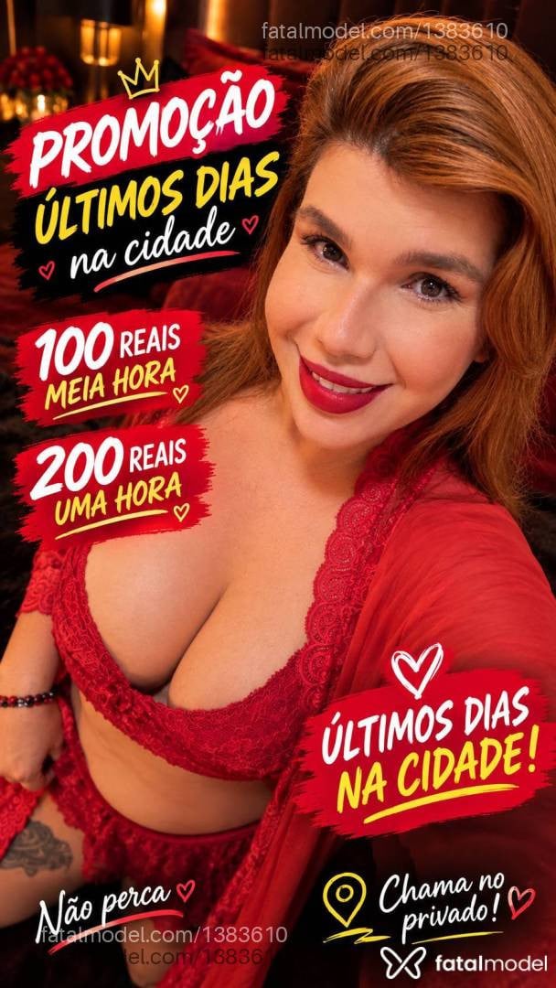 Acompanhante mulher trans ruiva (o) de olhos castanhos - Valentina