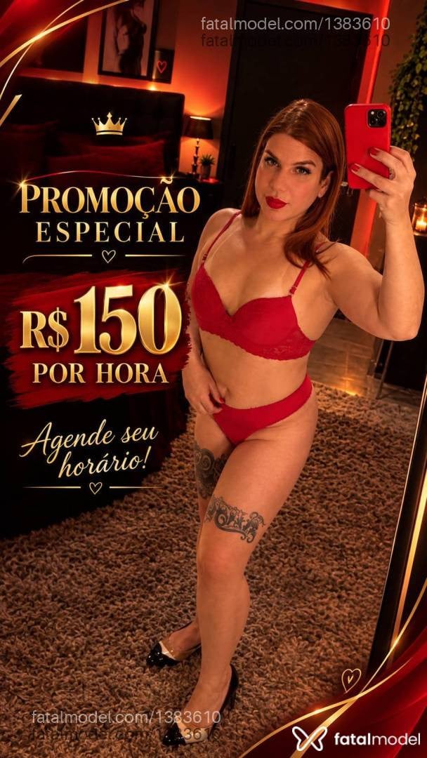 Acompanhante mulher trans ruiva (o) de olhos castanhos - Valentina