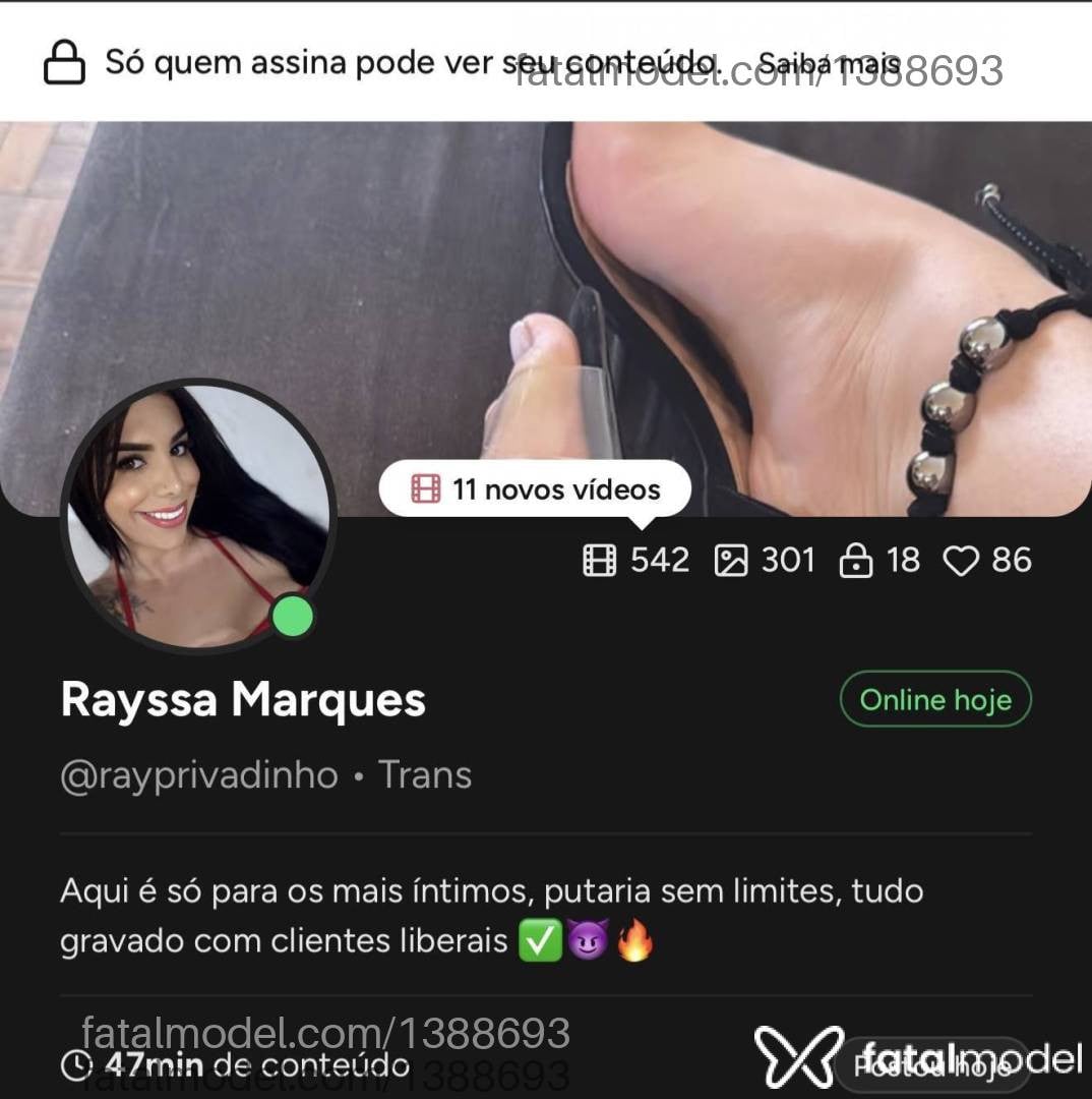 Acompanhante mulher trans morena (o) de olhos castanhos - Rayssa Marques