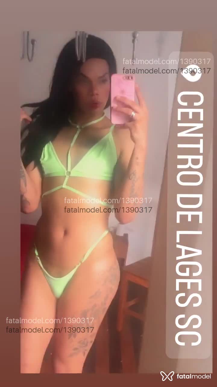 Acompanhante travesti morena (o) de olhos castanhos em Lages - Kimberlly