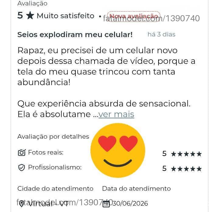 Acompanhante mulher morena (o) de olhos castanhos em Virtual - Bruna Tetuda