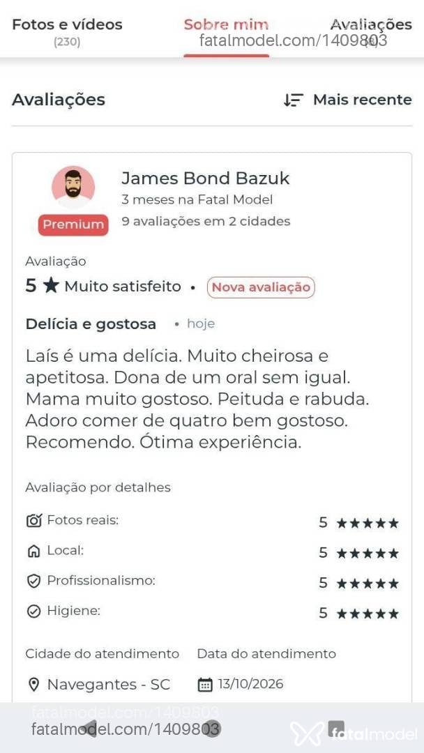 Acompanhante mulher trans morena (o) de olhos castanhos - Lais oliveira