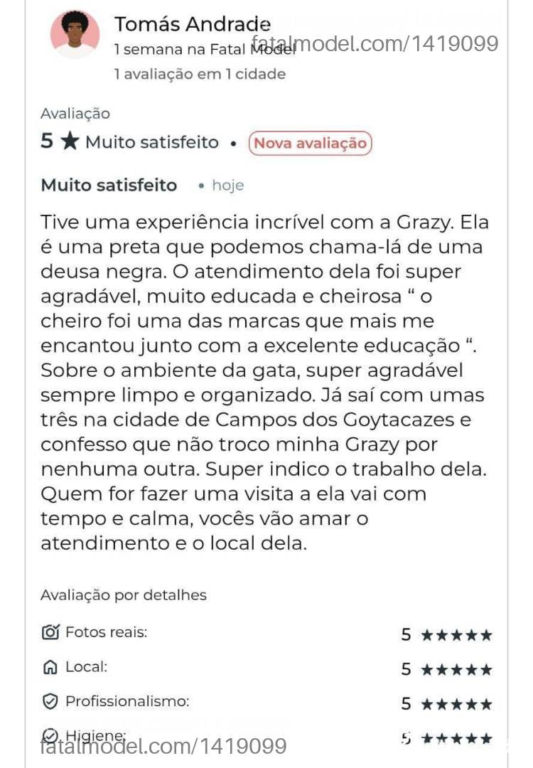 Acompanhante travesti com cabelo castanho de olhos castanhos - Grazielly Mota