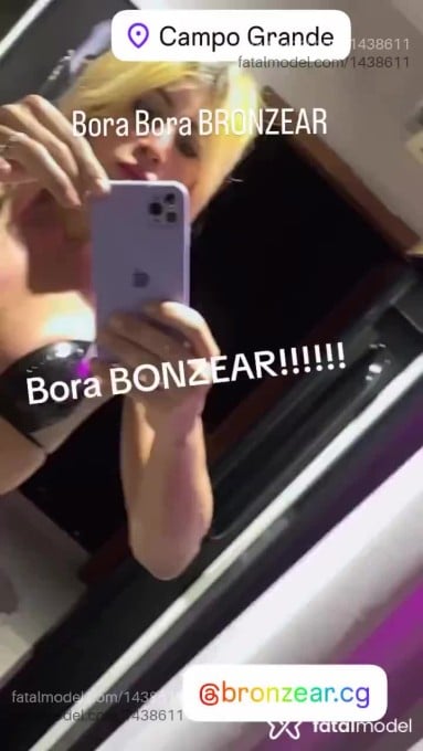 Acompanhante mulher trans loira (o) de olhos castanhos em Campo Grande - Nanda Steronn