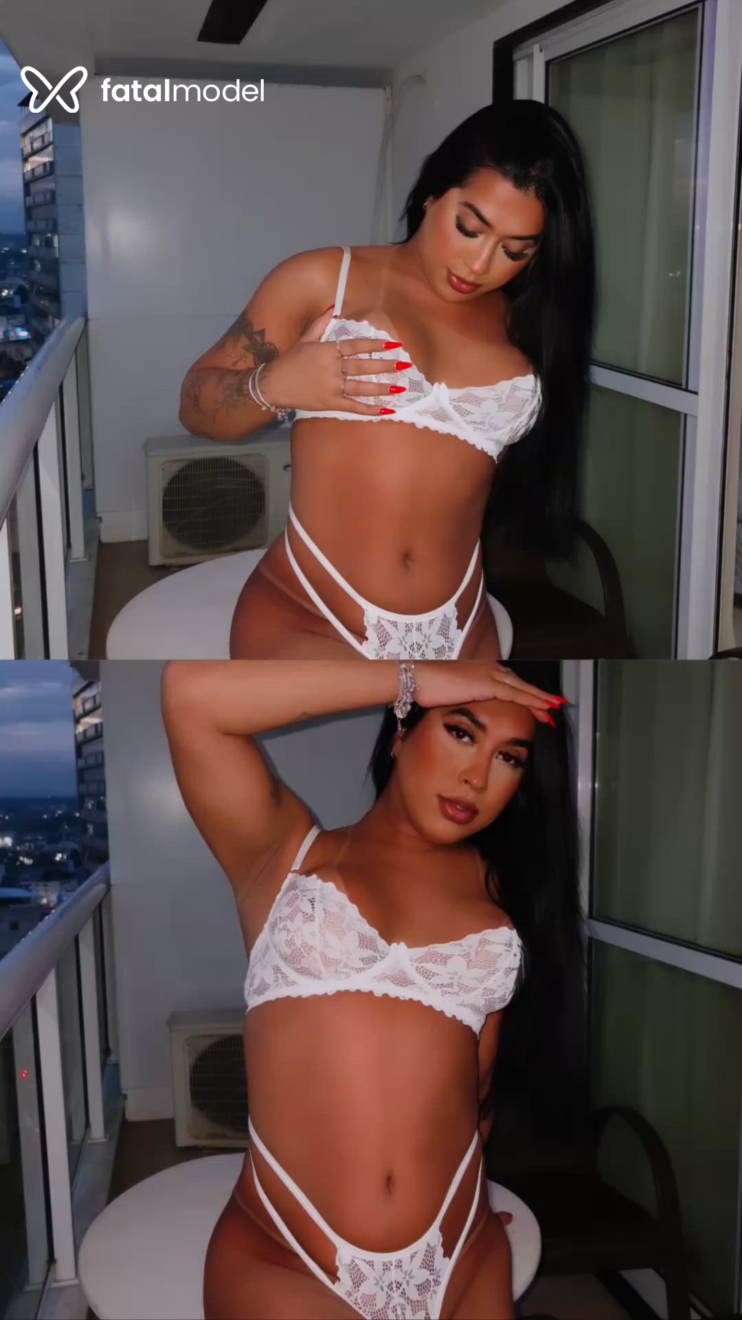 Acompanhante mulher trans morena (o) de olhos castanhos - TAYNÁ