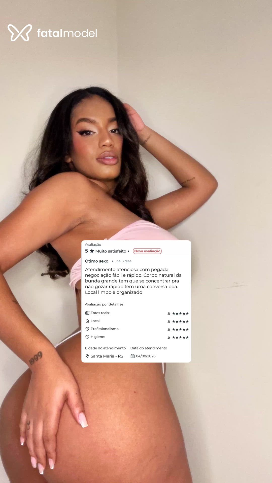 Acompanhante mulher com cabelo castanho de olhos castanhos - Tainá Valença