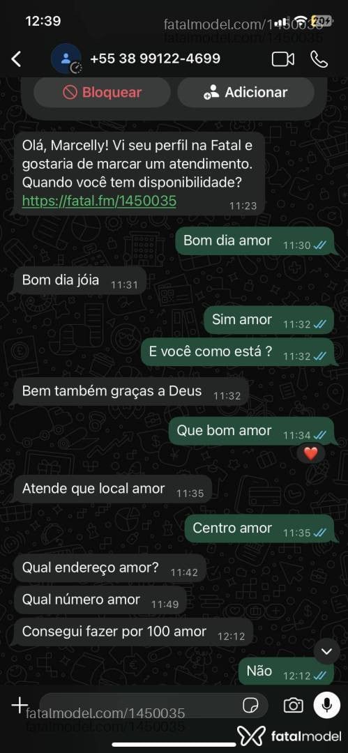 Acompanhante mulher com cabelo castanho de olhos castanhos - Marcelly