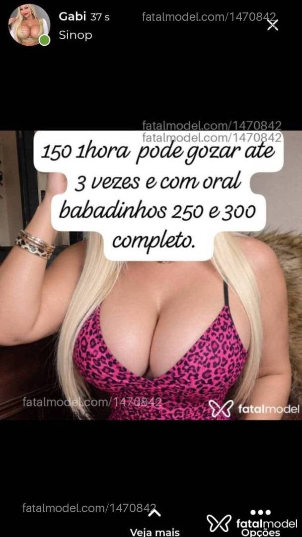 Acompanhante mulher loira (o) de olhos castanhos - Gabi
