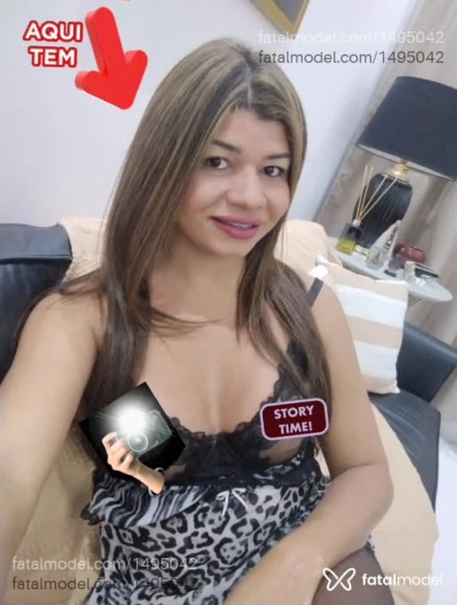 Acompanhante mulher trans com cabelo castanho de olhos castanhos em Mossoró - LANNY SILVA