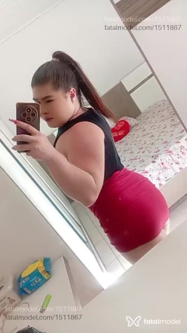 Acompanhante travesti com cabelo castanho de olhos castanhos em Caldas Novas - Gaby Martins
