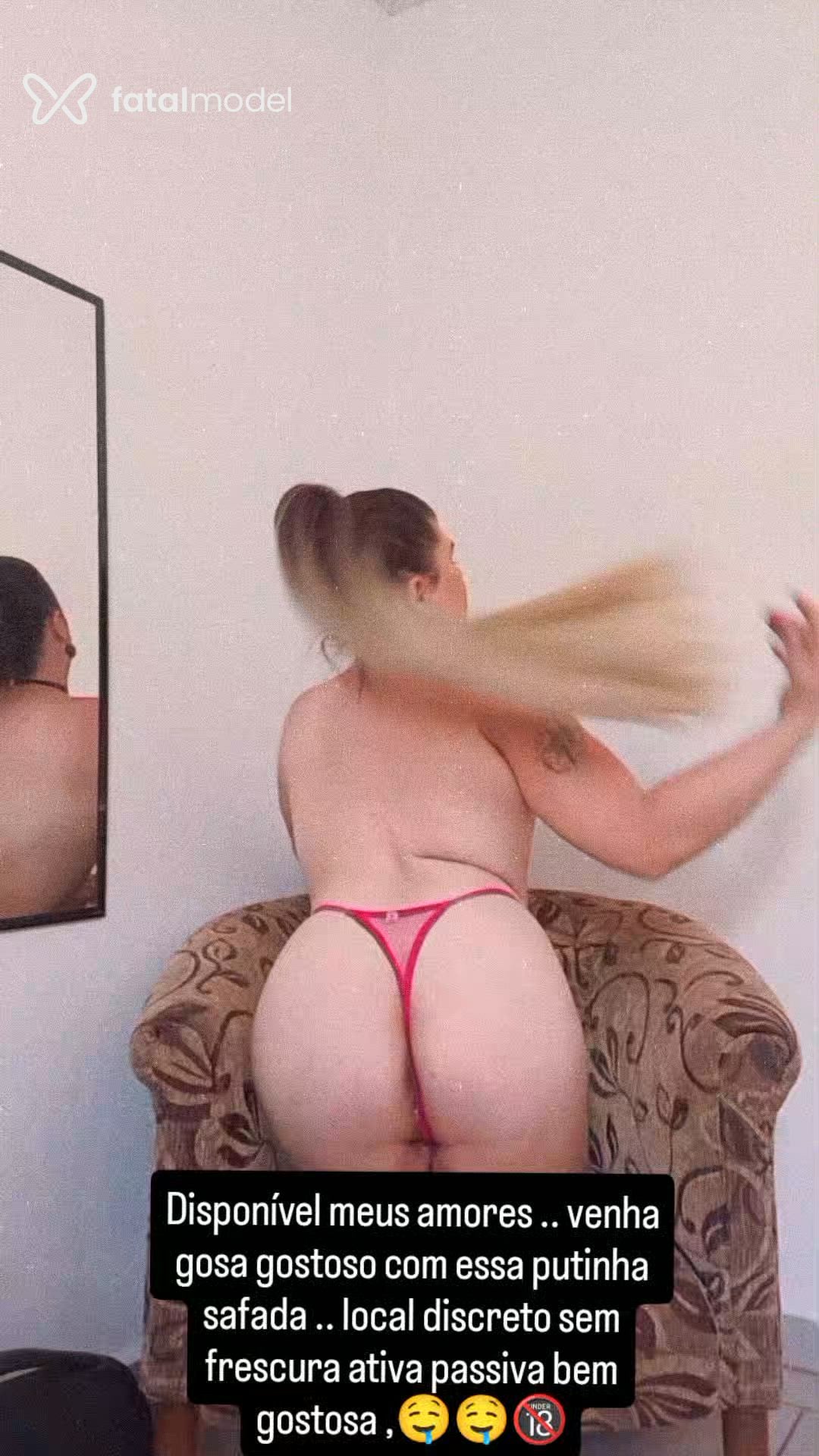 Acompanhante travesti com cabelo castanho de olhos castanhos - Gaby Martins