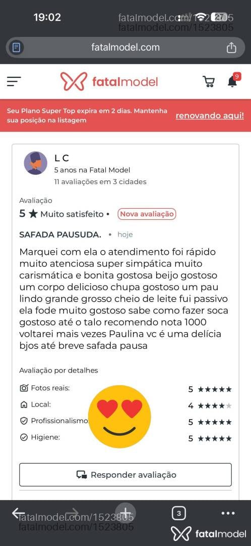 Acompanhante mulher trans com cabelo castanho de olhos castanhos em Cachoeiro de Itapemirim - Paulina Lopes