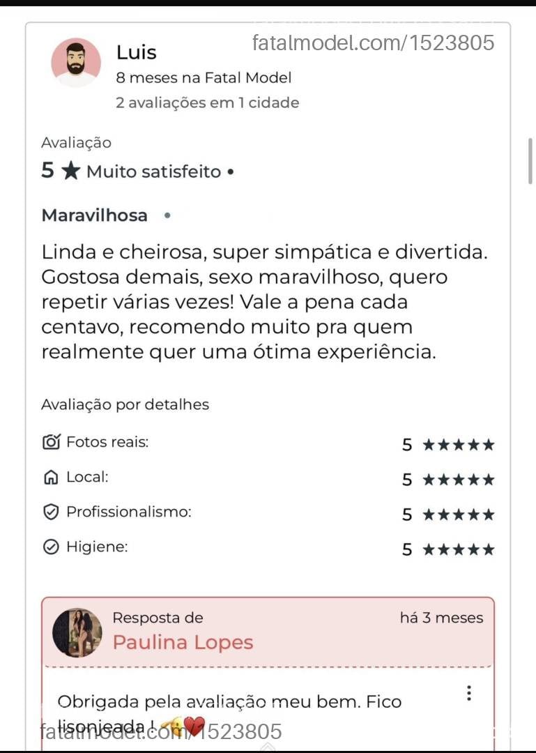 Acompanhante mulher trans com cabelo castanho de olhos castanhos em Colatina - Paulina Lopes