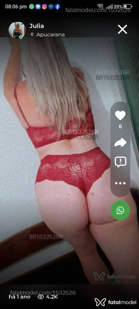 Acompanhante mulher loira (o) de olhos mel - Julia