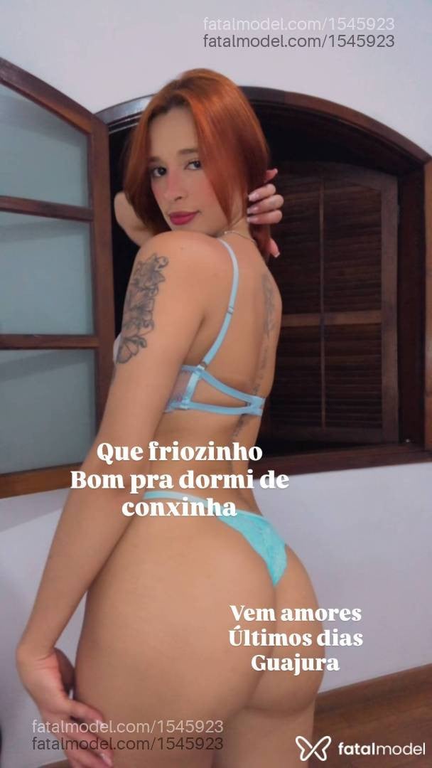 Acompanhante mulher ruiva (o) de olhos castanhos em Guarujá - Isabella marques