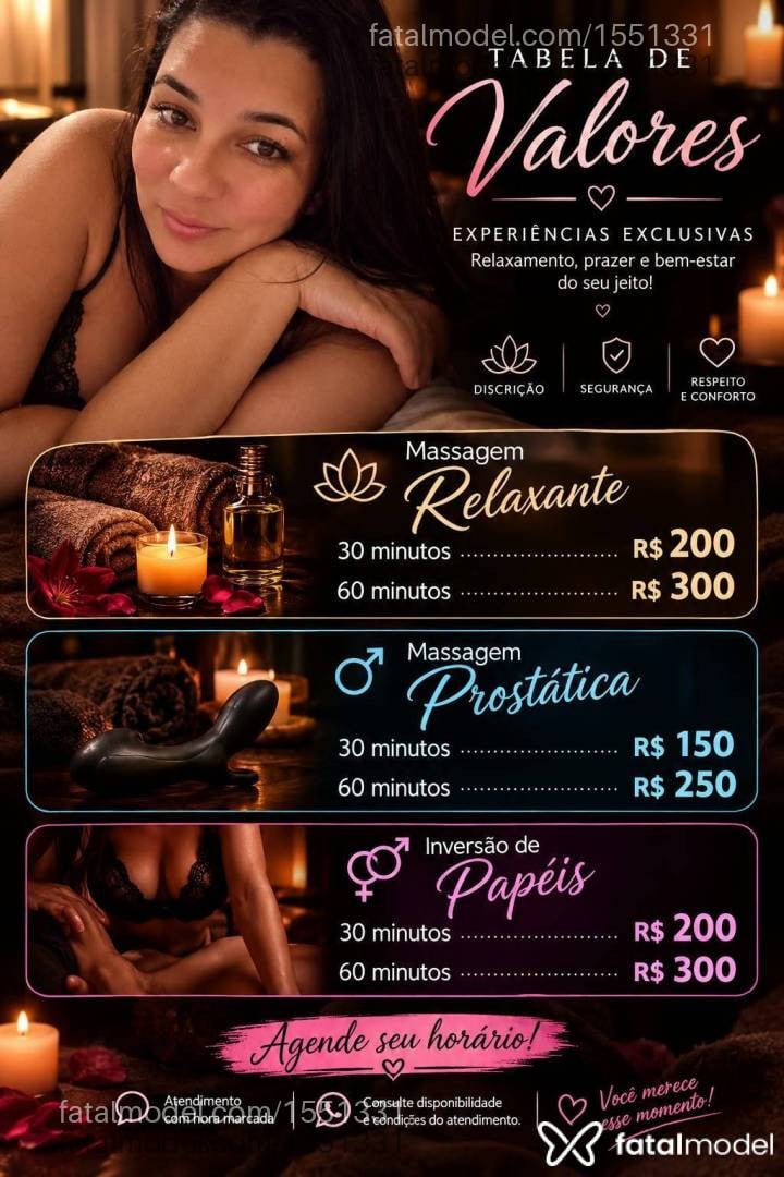 Acompanhante mulher morena (o) de olhos mel - Luana Savage