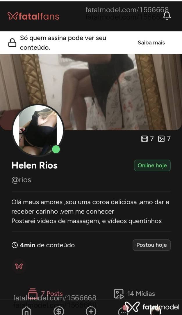 Acompanhante mulher loira (o) de olhos verdes - Helen Rios