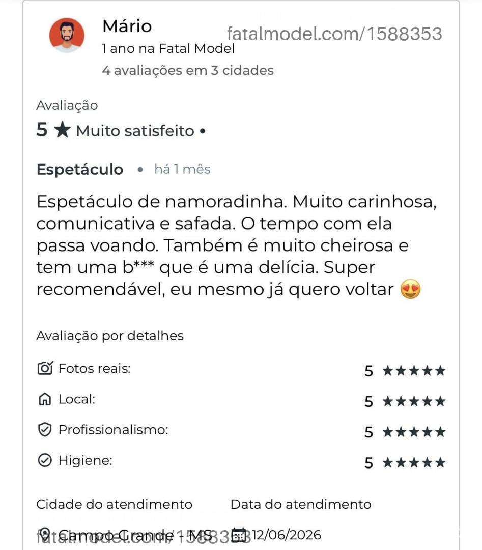 Acompanhante mulher com cabelo colorido de olhos castanhos - Larissa Moraes