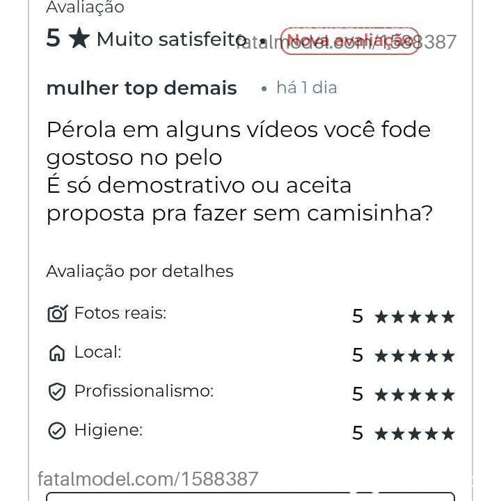 Acompanhante mulher morena (o) de olhos castanhos em Governador Valadares - Pérola Negra
