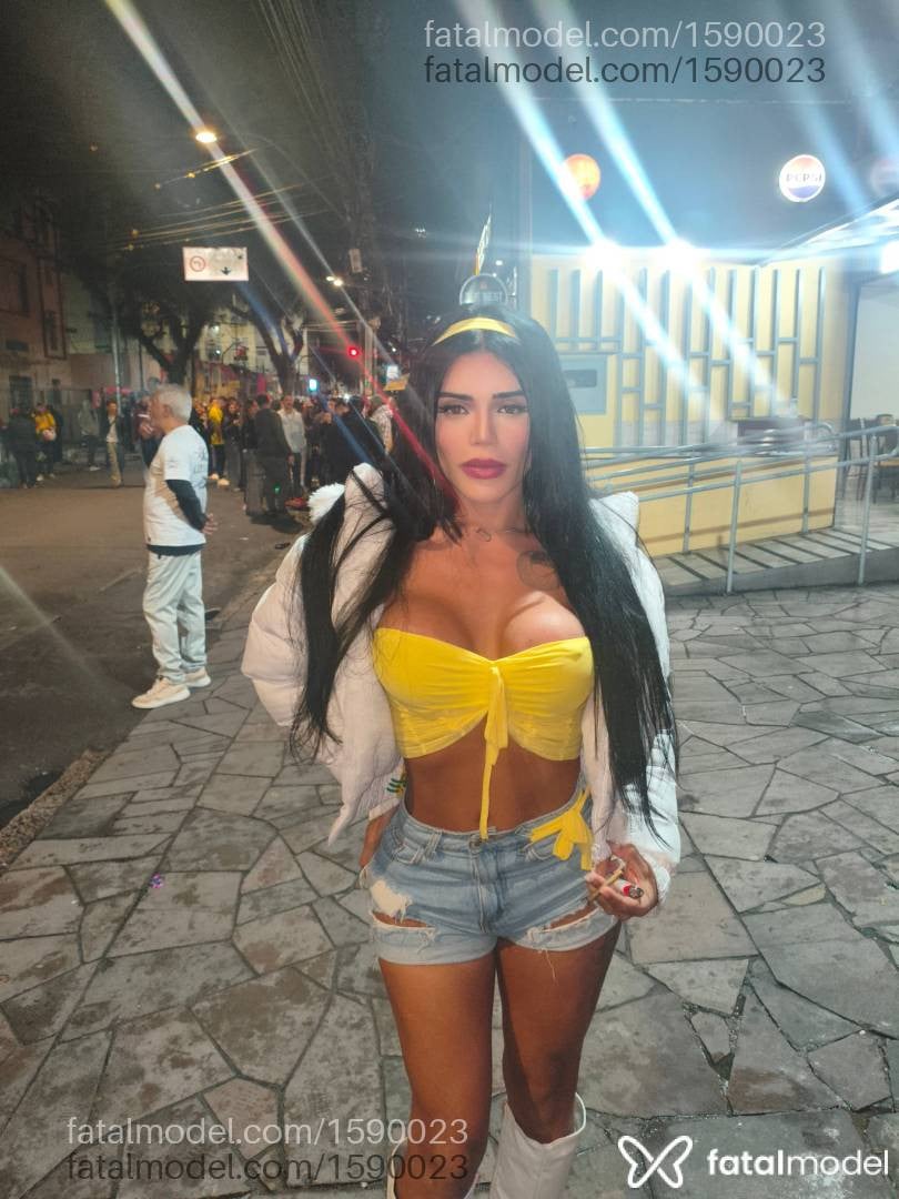Acompanhante travesti com cabelo castanho de olhos castanhos em Porto Alegre - Jhady Freitas