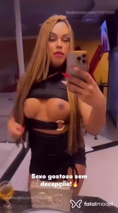 Acompanhante mulher trans morena (o) de olhos mel em Mineiros - LAÍSA SAMPAIO