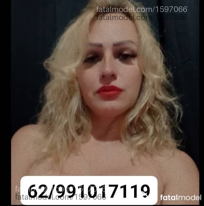 Acompanhante travesti loira (o) de olhos verdes em Goiânia - AMANDA RIBEIRO