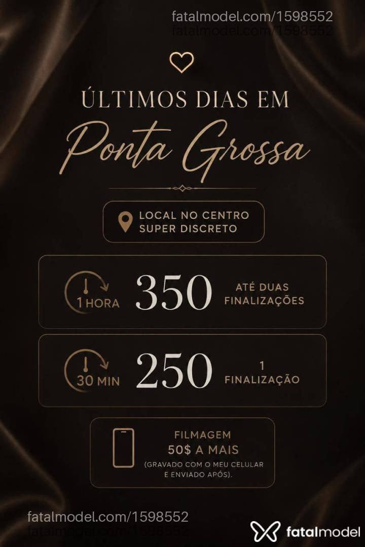 Acompanhante mulher morena (o) de olhos castanhos em Ponta Grossa - Letícia