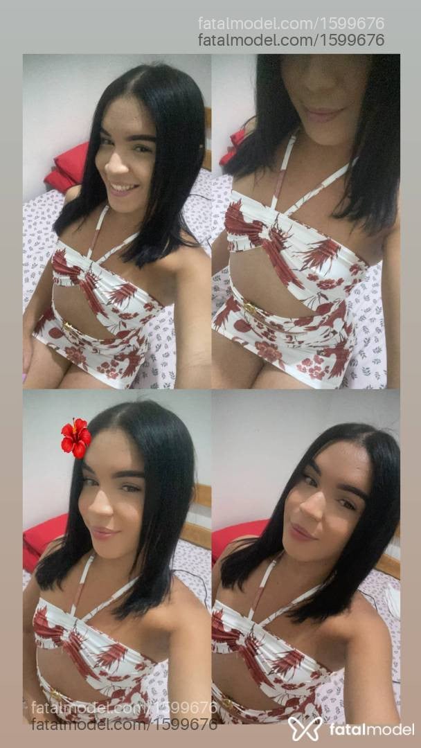 Acompanhante travesti com cabelo castanho de olhos castanhos - Thalia Gomes