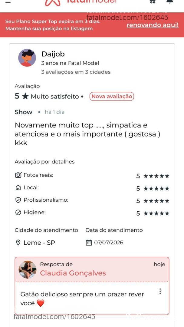 Acompanhante travesti com cabelo castanho de olhos pretos - Claudia Gonçalves