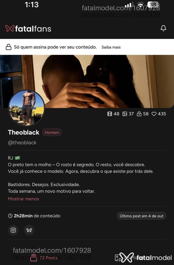 Acompanhante homem morena (o) de olhos pretos - Theo