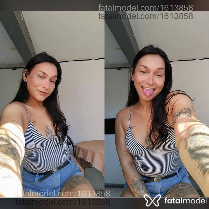Acompanhante travesti com cabelo castanho de olhos castanhos em Resende - Júlie