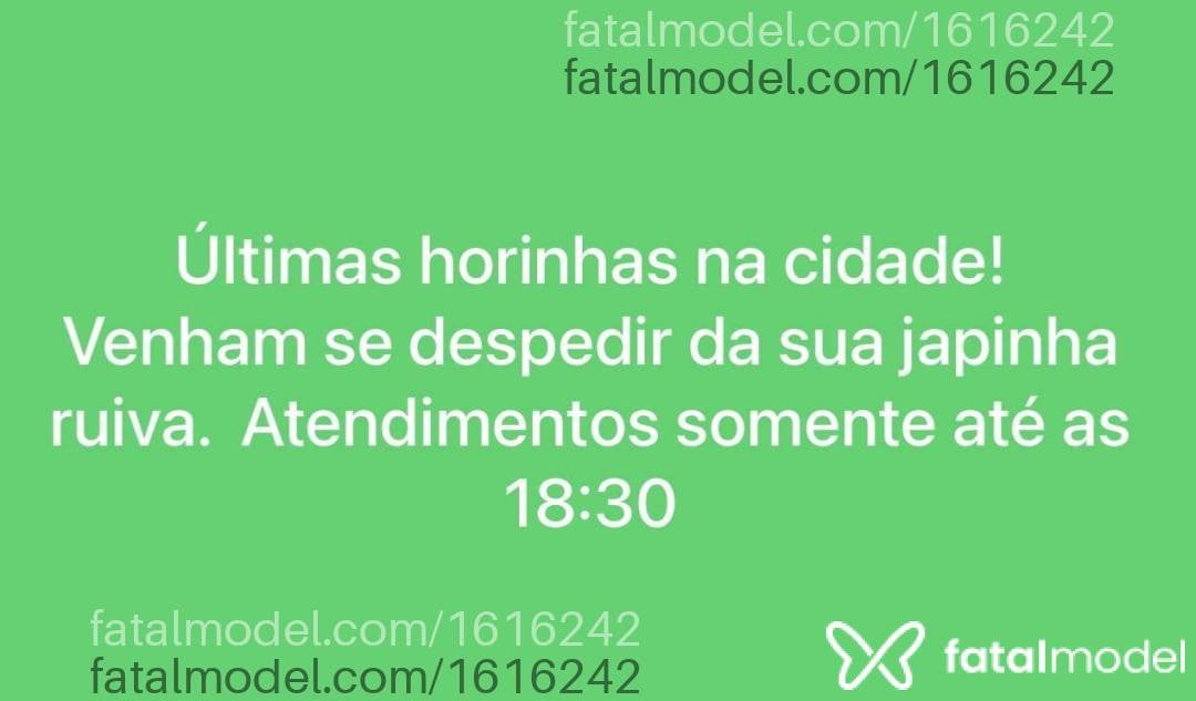 Acompanhante mulher ruiva (o) de olhos castanhos - Victória Yoshida