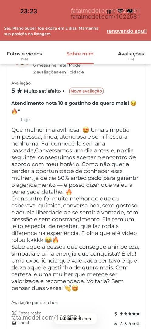 Acompanhante mulher morena (o) de olhos castanhos - Thalita