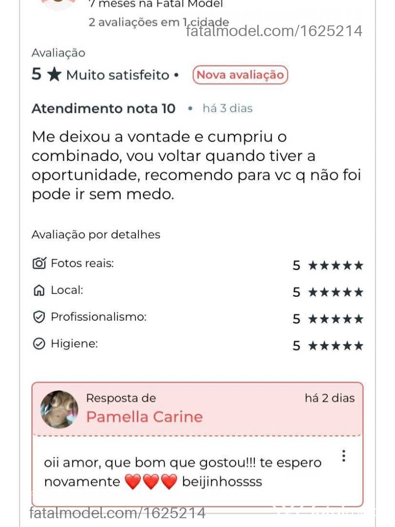 Acompanhante mulher morena (o) de olhos pretos em São José do Rio Preto - Pamella Carine