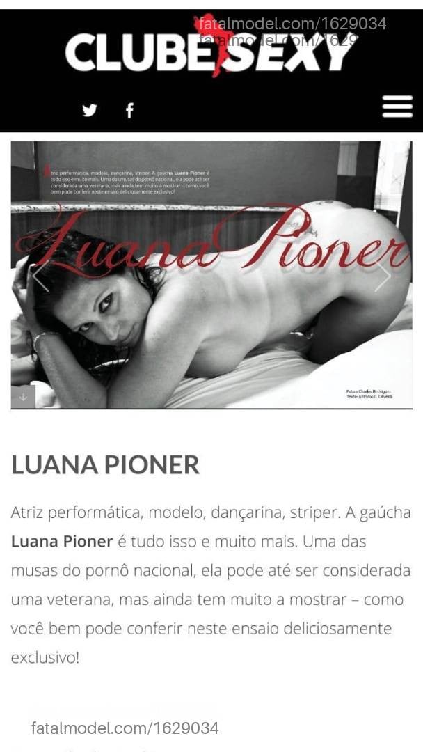 Acompanhante mulher ruiva (o) de olhos azuis - Luana Pioner