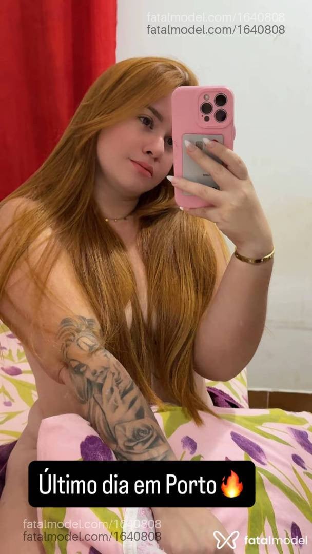 Acompanhante mulher ruiva (o) de olhos castanhos - Jade Muniz