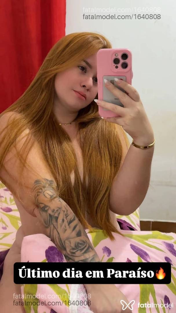 Acompanhante mulher ruiva (o) de olhos castanhos - Jade Muniz