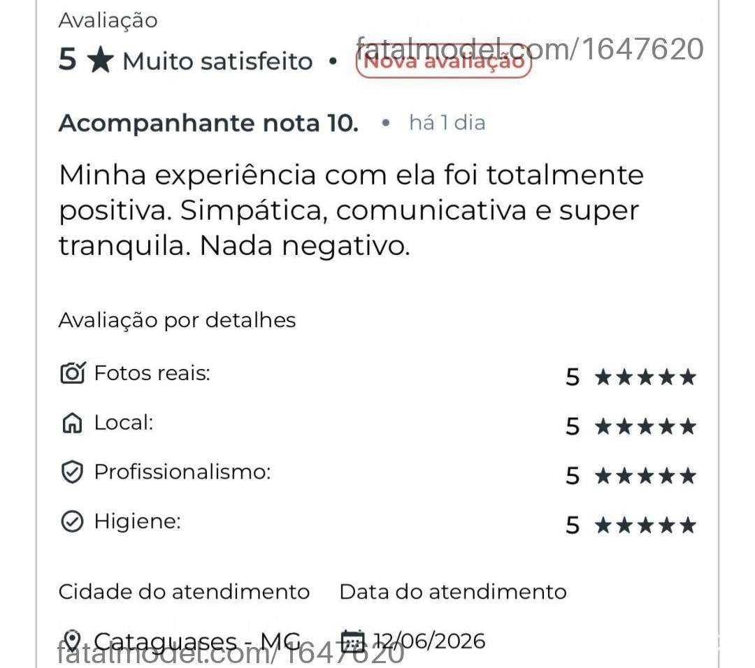 Acompanhante mulher morena (o) de olhos castanhos em Cataguases - Eduarda Rodrigues