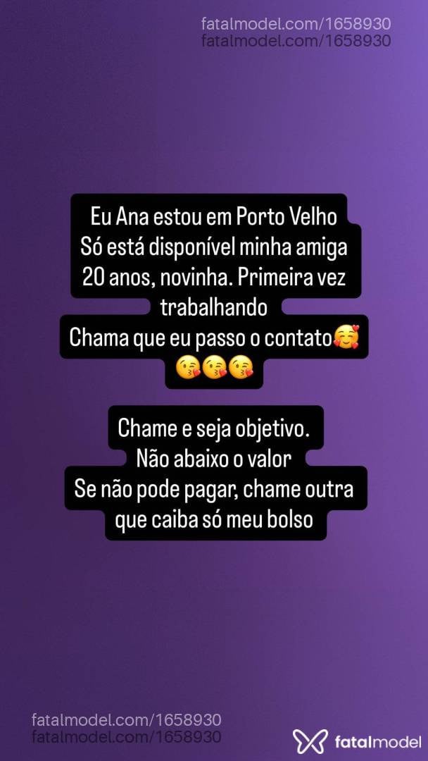 Acompanhante mulher com cabelo castanho de olhos pretos em Rolim de Moura - Ana