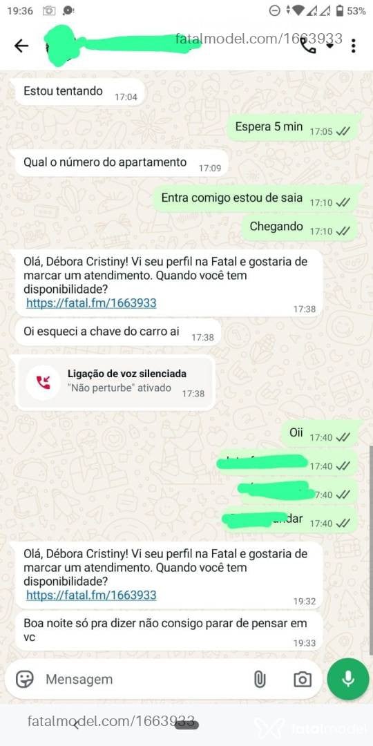 Acompanhante mulher com cabelo castanho de olhos castanhos em Rio do Sul - Débora Cristiny
